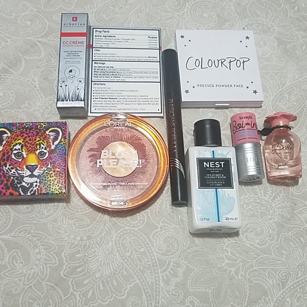 Makeup bundle, loreal, colourpop, dolce & Gabbana,